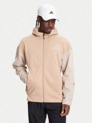 Adidas Bluza Z.N.E. JY4833 Beżowy Regular Fit. Brązowe bluzy męskie Adidas, m, bez wzorów, z bawełny, bez ramiączek, bez kaptura. Za 369.99 zł.