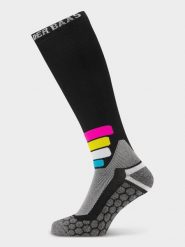 Skarpety narciarskie unisex Poederbaas Kompresja techniczna Pro Merino 1 para. Czarne skarpetki damskie POEDERBAAS, bez wzorów, z poliamidu. Za 199.42 zł.