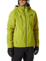 Kurtka Narciarska Męska Helly Hansen Alpha 4.0. Zielone kurtki sportowe męskie Helly Hansen, na zimę, m, bez wzorów, z materiału, bez kaptura, narciarskie, primaloft. Za 1,599.20 zł.