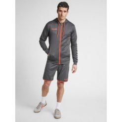 Bluza fitness męska Hummel zip hml AUTHENTIC Poly. Szare bluzy męskie Hummel, m, bez wzorów, sportowe, bez ramiączek, bez kaptura. Za 231.65 zł.