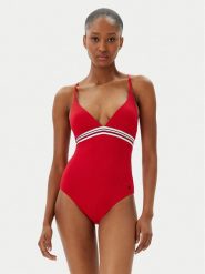 Tommy Hilfiger Strój kąpielowy UW0UW05847 Czerwony. Czerwone stroje kąpielowe damskie Tommy Hilfiger, xs, bez wzorów, z syntetyku. Za 239.99 zł.