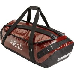 Torba podróżna Rab Expedition Kitbag II 120 - red clay. Czerwone torby podróżne damskie RAB, bez wzorów, z tworzywa sztucznego. Za 609.39 zł.