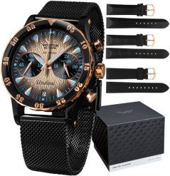 Zegarek Vostok Europe Zegarek damski Vostok Europe VK64-515E627B1 czarny. Czarne zegarki damskie Vostok Europe. Za 2,140.00 zł.