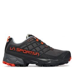 Trekkingi La Sportiva. Szare buty zimowe męskie La Sportiva, bez wzorów, bez obcasa, bez zapięcia. Za 789.99 zł.