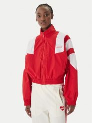 Adidas Bluza Blocked Washed KD8788 Czerwony Oversize. Czerwone bluzy damskie Adidas, s, bez wzorów, z syntetyku, bez ramiączek, bez kaptura. Za 398.99 zł.