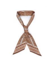 Guess Apaszka AW5681 POL03 Brązowy jasny. Brązowe rękawiczki damskie Guess, z aplikacjami, z poliesteru. Za 114.99 zł.