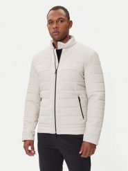 Guess Kurtka przejściowa M4YL16 WFHD0 Écru Regular Fit. Kurtki męskie Guess, l, z aplikacjami, ze skóry, bez kaptura. Za 589.99 zł.