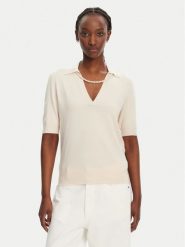 Liu Jo Sweter WA5222 MS49I Beżowy Regular Fit. Brązowe swetry nierozpinane damskie Liu Jo, xs, bez wzorów, z wiskozy, bez kołnierzyka, bez ramiączek. Za 489.99 zł.