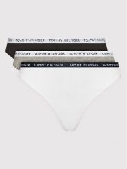 Tommy Hilfiger Komplet 3 par stringów 3p UW0UW02829 Kolorowy. Majtki damskie Tommy Hilfiger, z bawełny. Za 139.99 zł.