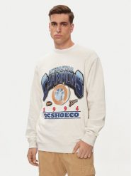 DC Bluza Mvp Crew ADYSF03121 Écru Relaxed Fit. Bluzy męskie DC, m, bez wzorów, z bawełny, bez ramiączek, bez kaptura. Za 229.99 zł.