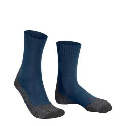 Skarpetki Falke TK2 Explore. Niebieskie skarpety męskie Falke, bez wzorów, z elastanu. Za 165.50 zł.
