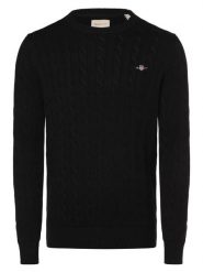 Gant Sweter Mężczyźni Bawełna niebieski, L. Niebieskie swetry męskie GANT, l, bez wzorów, z bawełny, eleganckie, bez kołnierzyka, bez ramiączek. Za 699.95 zł.