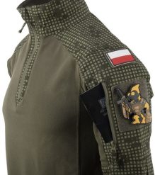 Helikon-Tex Bluza MCDU Combat Shirt® - ERDL/Olive Green. Zielone bluzy męskie HELIKON-TEX, m, bez wzorów, bez ramiączek, bez kaptura. Za 169.08 zł.