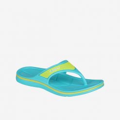 Męskie klapki Coqui. Niebieskie klapki męskie Coqui, bez wzorów, bez zapięcia. Za 127.99 zł.