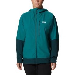 Kurtka turystyczna damska Mountain Hardwear Stretch Ozonic. Niebieskie kurtki sportowe damskie MOUNTAIN HARDWEAR, na zimę, s, bez wzorów, bez ramiączek, bez kaptura, trekkingowe. Za 999.00 zł.