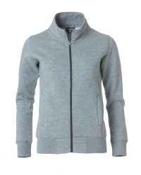 Clique Classic Cardigan Women – swetrowy kardigan, grey melange. Szare kardigany damskie CLIQUE, m, bez wzorów, z bawełny, bez kołnierzyka. Za 212.53 zł.