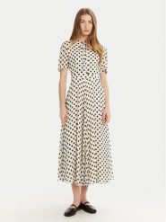 Marella Sukienka codzienna Lorenzo 2513221141 Écru Regular Fit. Sukienki damskie Marella, na co dzień, bez wzorów, z wiskozy, bez kołnierzyka, bez ramiączek, proste. Za 1,019.00 zł.