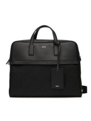 BOSS Torba na laptopa 50548188 Czarny. Czarne torby na laptopa damskie Boss, bez wzorów, ze skóry. Za 1,269.00 zł.