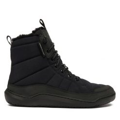 Trzewiki Vivo Barefoot. Czarne botki męskie Vivo Barefoot, bez wzorów, bez obcasa, bez zapięcia. Za 839.99 zł.