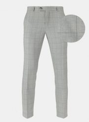 PAKO LORENTE – Spodnie męskie garniturowe ALAN PPLM9-6G-207-S. Szare eleganckie spodnie męskie Pako Lorente, m, bez wzorów, z tkaniny. Za 179.99 zł.