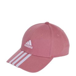 Czapka 3-Stripes Cotton Twill Baseball. Białe czapki damskie Adidas, bez wzorów, klasyczne. Za 82.99 zł.