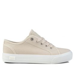 Buty damskie trampki sportowe Lee AVA C WOMEN LOW. Białe trampki i tenisówki damskie Lee, bez wzorów, z jeansu, bez zapięcia. Za 129.00 zł.