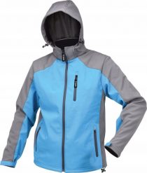 Kurtka męska Yato YT.SOFTSHELL JACKET WITH HOOD. BLUE SIZE S. Niebieskie kurtki męskie YATO, m, bez wzorów, z softshellu, bez kaptura. Za 121.28 zł.