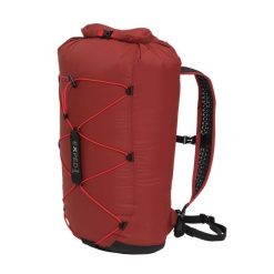 Plecak wodoszczelny z rolowanym zamknięciem Exped Cloudburst. Czerwone plecaki męskie EXPED, bez wzorów, z materiału, sportowe. Za 287.00 zł.