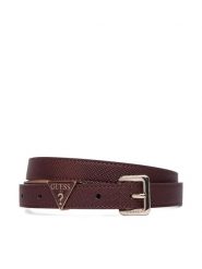 Guess Pasek Damski BW9457 P6320 Bordowy. Czerwone paski damskie Guess, z aplikacjami, ze skóry. Za 194.99 zł.