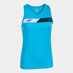 Damski tank top Joma. Niebieskie topy damskie Joma, xl, bez wzorów, bez kołnierzyka, bez ramiączek. Za 147.50 zł.