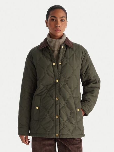 Hunter Kurtka przejściowa Witton HARW0004252 Zielony Regular Fit. Zielone kurtki damskie Hunter, xs, bez wzorów, z syntetyku, bez kaptura. Za 629.99 zł.