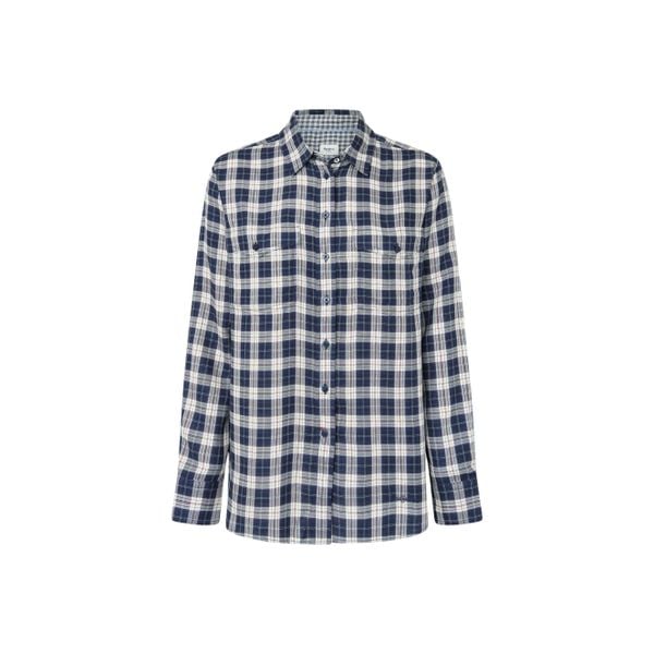 Koszula damska Pepe Jeans Polivia. Białe koszule damskie Pepe Jeans, bez wzorów, z jeansu, bez kołnierzyka, bez ramiączek. W wyprzedaży za 274.95 zł.