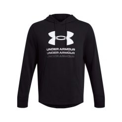 Bluza z kapturem Under Armour Rival Terry Graphic. Białe bluzy sportowe męskie Under Armour, m, bez wzorów, z kapturem, na fitness i siłownię. Za 326.00 zł.