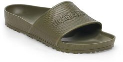 Birkenstock męskie klapki BARBADOS EVA 1028566 KHAKI (szerokość standardowa) 46. Brązowe klapki męskie Birkenstock, bez wzorów, bez zapięcia. Za 302.57 zł.