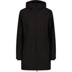 Parka z sztucznym futrem softshell damska CMP. Czarne parki damskie CMP, na zimę, uniwersalny, bez wzorów, z materiału. Za 432.50 zł.