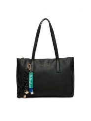 Valentino Torebka Ryta Re VBS9UI01 Czarny. Czarne shopperki damskie Valentino, bez wzorów, ze skóry, bez dodatków. Za 649.99 zł.