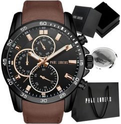 Zegarek męski Paul Lorens MATIAS-1B3 z GRAWEREM. Zegarki męskie Paul Lorens, bez wzorów. Za 219.00 zł.