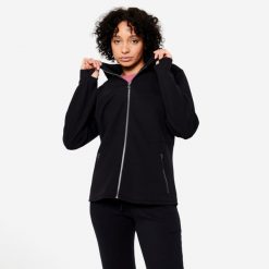 Bluza z kapturem damska Domyos Gym & Pilates. Szare bluzy damskie DOMYOS, xl, bez wzorów, z bawełny, sportowe, bez ramiączek, z kapturem. W wyprzedaży za 99.99 zł.