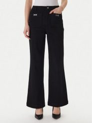 Morgan Jeansy 261-PSOFT1 Czarny Wide Leg. Czarne jeansy damskie Morgan, bez wzorów, z bawełny. Za 349.99 zł.