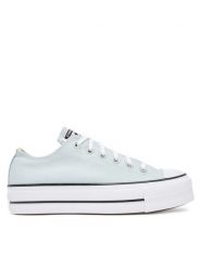 Converse Trampki Chuck Taylor All Star Lift Platform A11876C Błękitny. Niebieskie trampki i tenisówki damskie Converse, bez wzorów, z materiału, bez zapięcia. Za 259.99 zł.