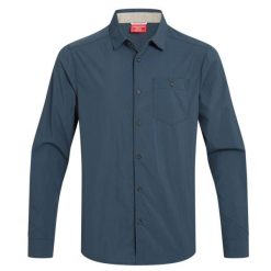 Koszula podróżnicza męska Craghoppers NosiLife Nuoro LS Shirt II. Niebieskie koszule męskie Craghoppers, m, bez wzorów, casualowe, bez kołnierzyka, bez ramiączek. Za 313.49 zł.