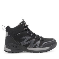 Trapery Sprandi. Czarne buty sportowe męskie Sprandi, bez wzorów, bez obcasa, bez zapięcia. Za 229.99 zł.