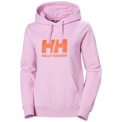 Bluza sportowa damska Helly Hansen Hh Logo 2.0. Czerwone bluzy damskie Helly Hansen, s, bez wzorów, sportowe, bez ramiączek, z kapturem. Za 506.00 zł.
