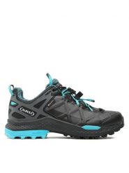 Aku Trekkingi Rocket Dfs Gtx W's 727 GORE-TEX Czarny. Czarne obuwie sportowe damskie Aku, z gore-texu, bez zapięcia. Za 739.99 zł.