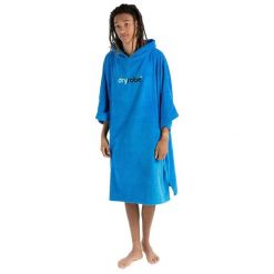 Ręcznik kąpielowy z bawełny organicznej Dryrobe. Niebieskie szlafroki damskie DRYROBE, l, bez wzorów, z bawełny, bez ramiączek, bez kaptura. Za 332.00 zł.