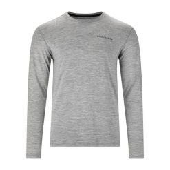 T-shirt z długim rękawem Endurance Abdon. Szare koszulki sportowe męskie Endurance, bez wzorów, bez ramiączek, trekkingowe. Za 147.50 zł.