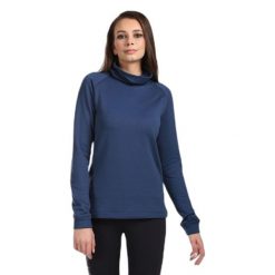 Sweter damski Kilpi Rolo. Niebieskie swetry nierozpinane damskie Kilpi, na zimę, s, bez wzorów, sportowe, bez kołnierzyka, bez ramiączek. Za 215.49 zł.