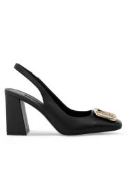 GINO ROSSI Czółenka SILVA-SL2275-1 Czarny. Czarne czółenka damskie Gino Rossi, bez wzorów, ze skóry, bez obcasa, bez zapięcia. Za 279.99 zł.