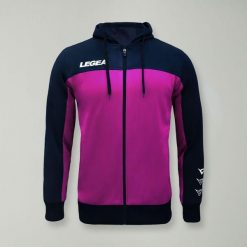 Oversize sportowa kurtka z zamkiem FLEX fuksjowa. Czerwone kurtki sportowe męskie Legea, xl, bez wzorów, z materiału, do biegania. Za 88.00 zł.