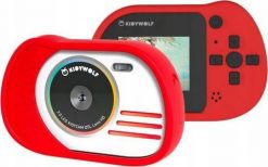 Aparat cyfrowy Kidywolf 418041 czerwony. Aparaty kompaktowe Kidywolf. Za 305.97 zł.